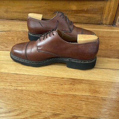 Chaussures Derby Paraboot Azay En Cuir Marron - Taille 39 EU - Occasion Très Bon état