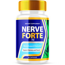  1 Pack Nerve Forte Pills - Nerve Health  Cognitive Support Supplement 60ct