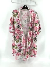 Show Me Your Mumu Women's Drape Front Short Sleeve Loungewear Robe Size S