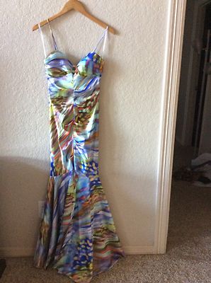 Women's Prom Homecoming Dress Blondie Nites By Stacy Sklar Multicolor Size  3 | eBay