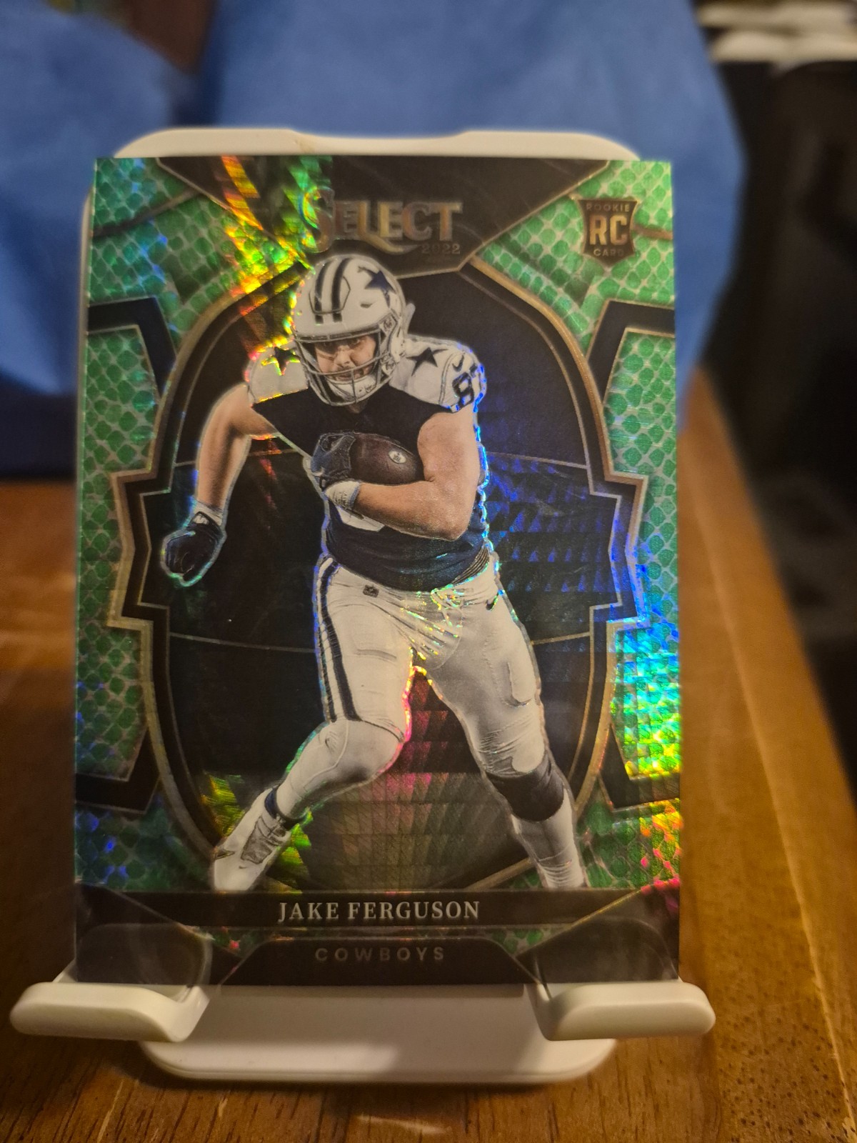 2022 Panini Select - Concourse Jake Ferguson #87 Dragon Scale Prizm /89 (RC)