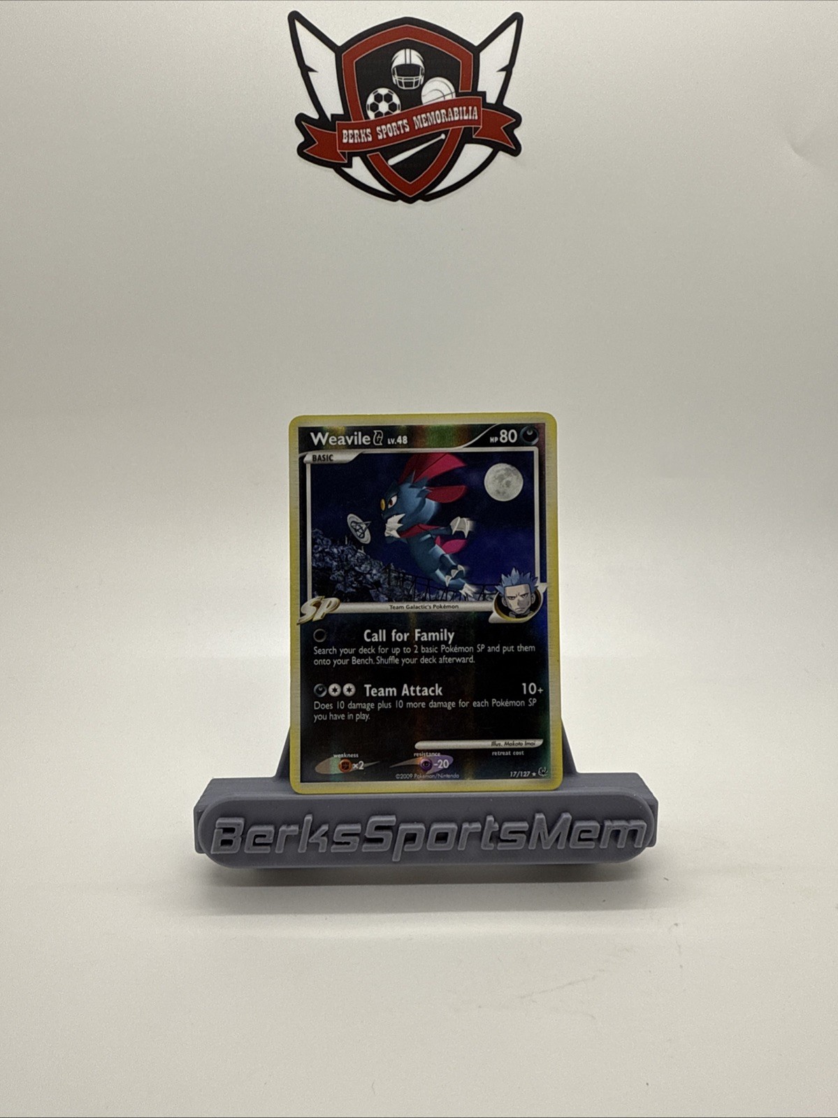 Pokemon: Platinum Set - Weavile G Holo  # 17/127