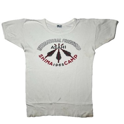 Vintage 1965 Fuji Osaka International Friendship Shima Camp Shirt Size Small