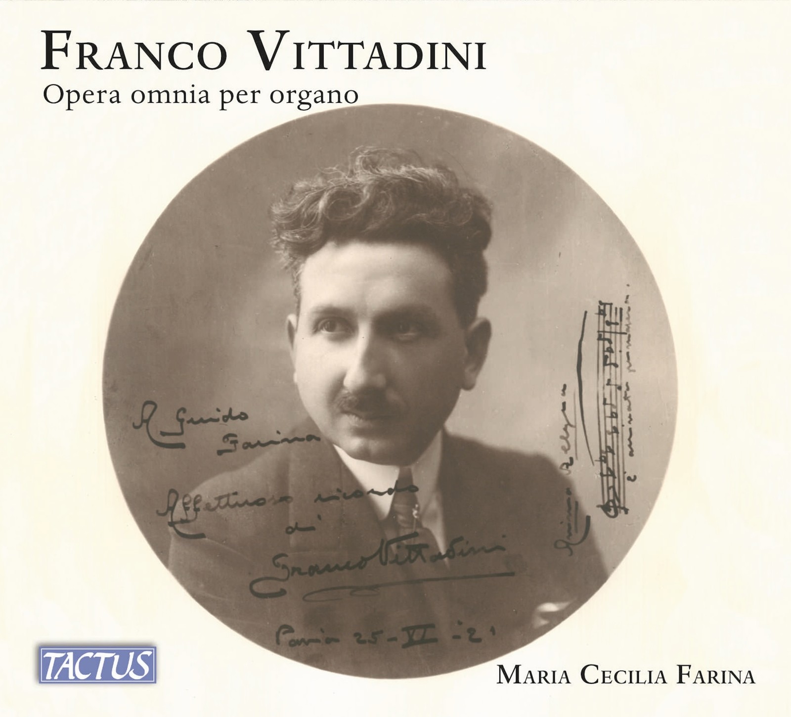 Franco Vittadini Franco Vittadini: Opera Omnia Per Organo (CD) Album