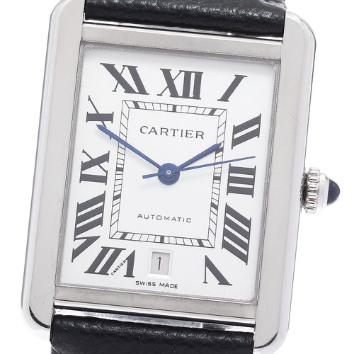 Cartier Tank W5200027 40.9 mm Silver Dial