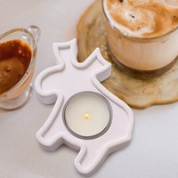 GießForm KerzenstäNder GießFormen Silikon Teelicht Urlaub Silikonformen