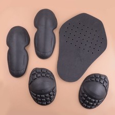 Giacca Moto Fodera Protezioni Pastiglie Spalla Gomito Schiena Armatura Protezione 5pz
