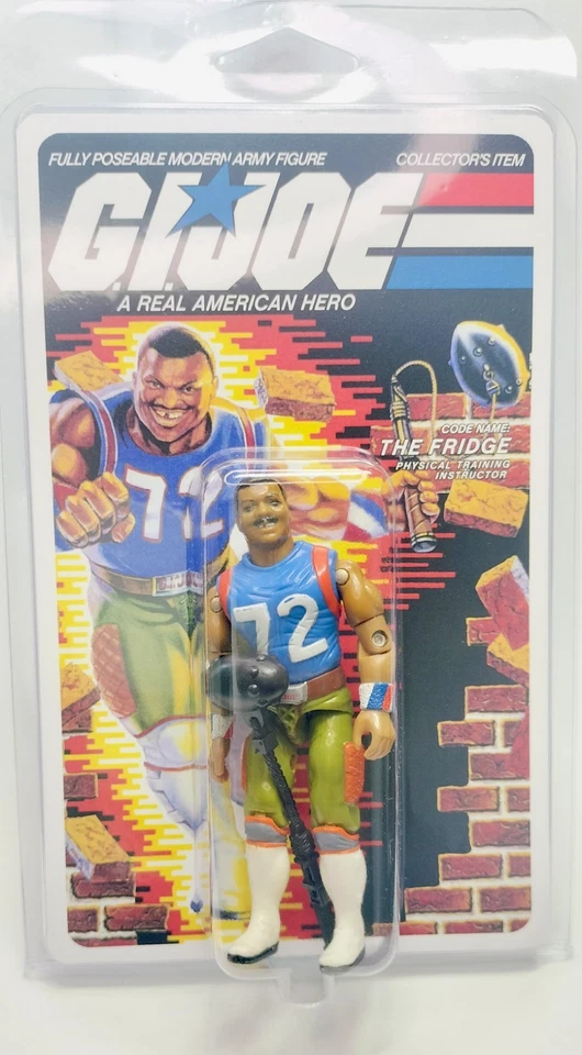 G.I. Joe ARAH William “Refrigerator” Perry – Figura completa 1987 – Correio da NFL - Imagem 3 de 4