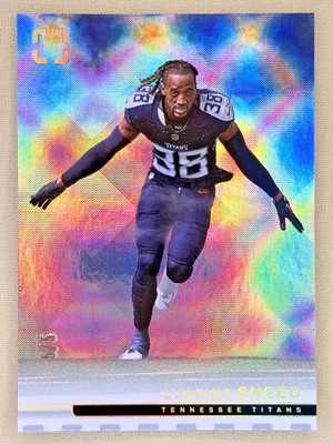 2025 Panini Photogenic L'Jarius Sneed White FOTL /5 Tennessee Titans #87