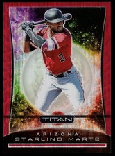 Starling Marte 2020 Panini Chronicles Titan Ruby Red Wave /199 #17 FREE SHIPPING