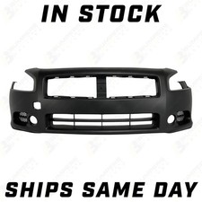 New Primered - Front Bumper Cover Fascia Replacement For 2009-2014 Nissan Maxima