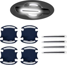 1 Pack 8 Pcs Car Door Handle Protector Reflective Stickers Universal Auto Do