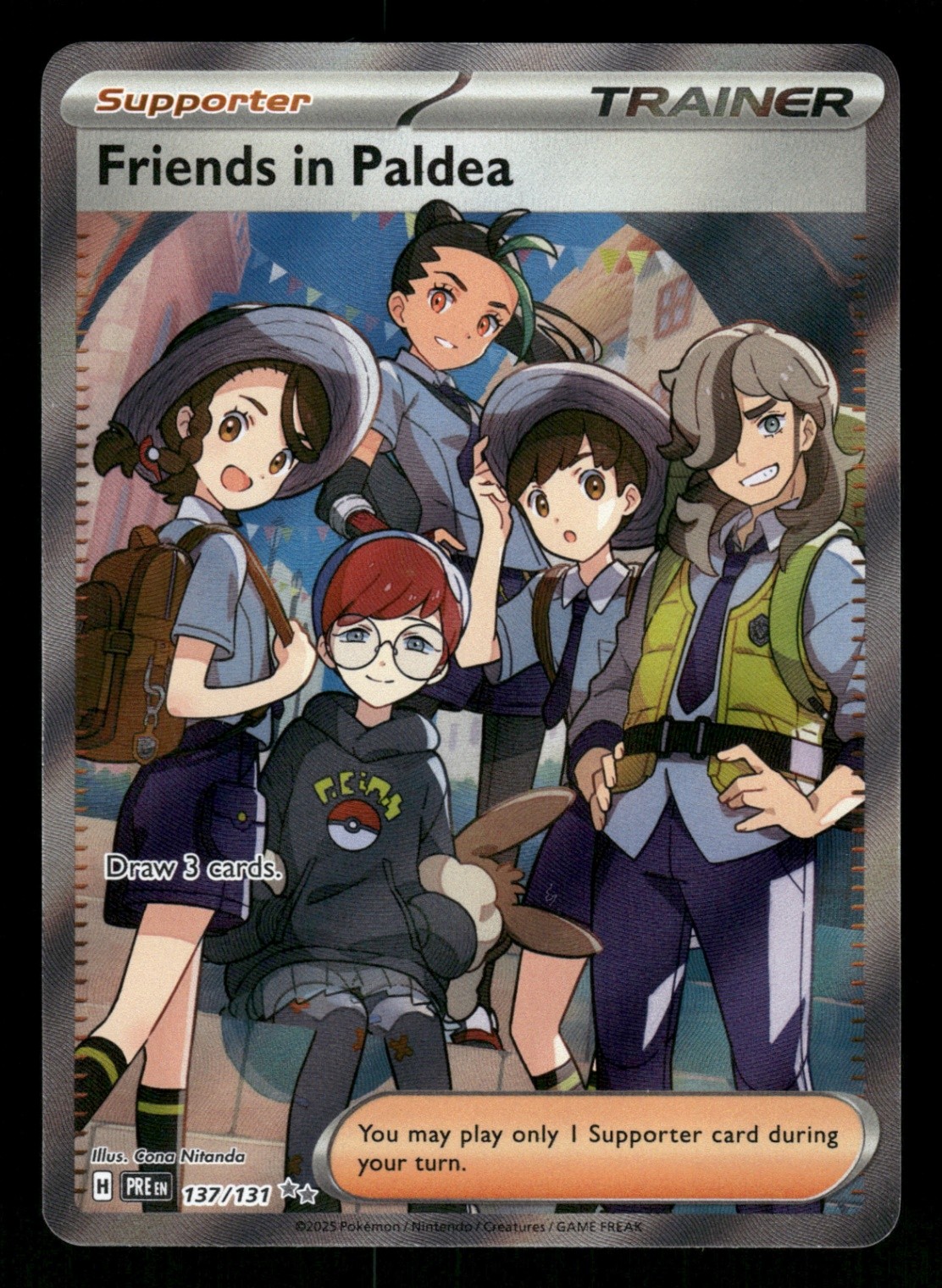 Friends in Paldea - 137/131 PRE SV: Prismatic Evolutions Holo NM