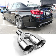 2.5" in 3.5''out Auspuffblende Endrohr Sport Edelstahl Doppel für 5er F10 M5 F11