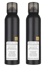 Kristin Ess Brunette Dry Shampoo, Style Reviving,z4 oz, Pack of 2. Without Lid