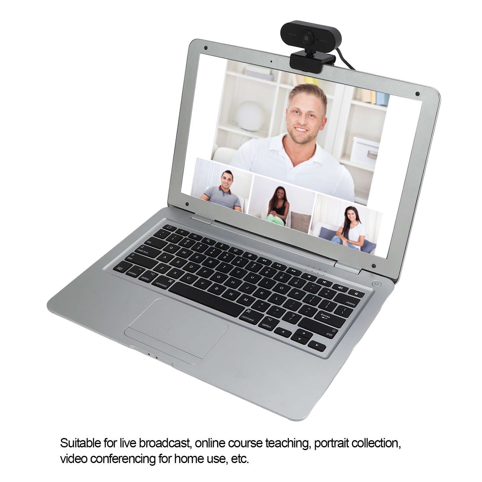 Webcam 1080P HD Built In Microphone USB2.0 Plug And Play Online Class Video L CT