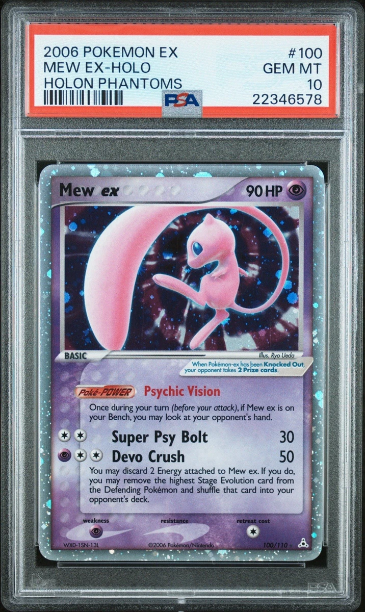 Mew Pokémon TCG Professional Sports Authenticator (PSA) Grade 10