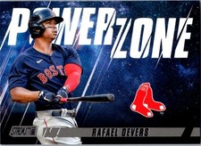 Baseball 2022 Stadium Club #PZ-13 Rafael Devers Power Zone Boston Red Sox