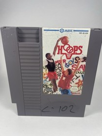 Hoops - Nintendo NES Video Game 1991 - With Box + Manual