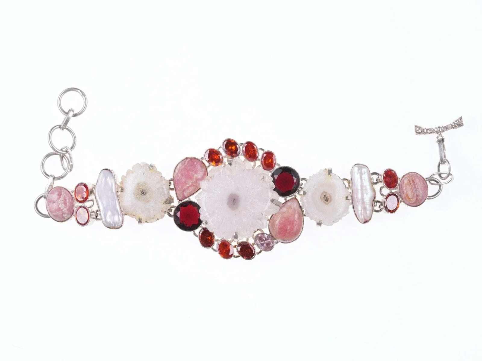 Sterling Multi-Gemstone bracelet - image 2