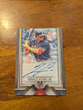 2023 Topps Museum Collection Ronald Acuña Jr. Archival Autographs Gold #/25