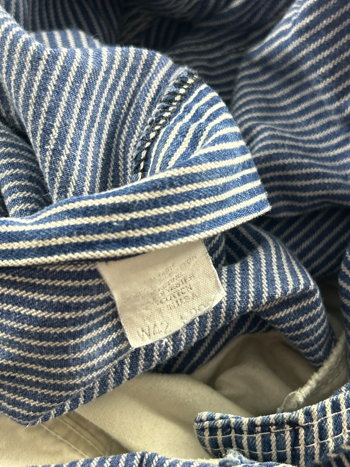 Pointer Brand Hickory Stripe Engineer Railroad Ov… - image 8