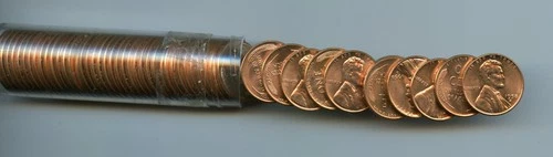 *1958-D Lincoln Cent Roll, Choice Uncirculated Full Red*