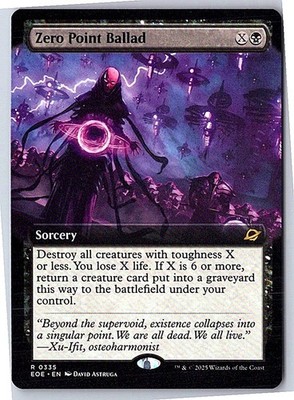 Zero Point Ballad (Extended Art) Edge of Eternities 335 Near Mint