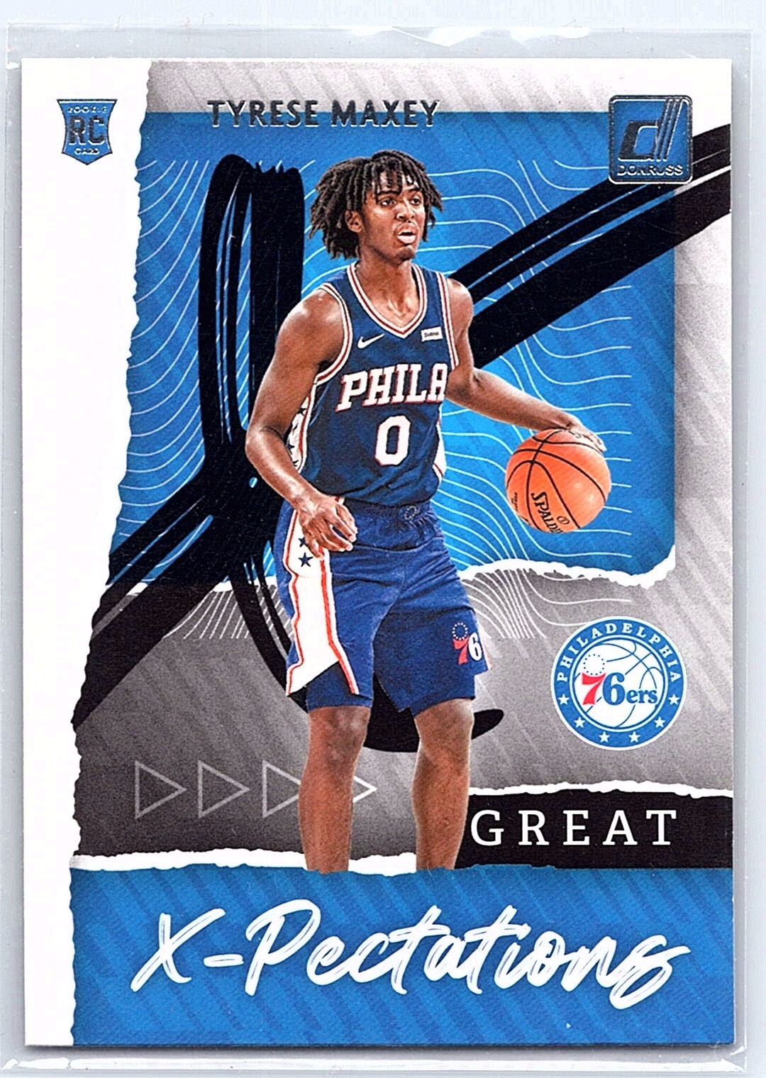 TYRESE MAXEY - 2020-21 Panini Donruss Basketball - Great X-Pectations #21