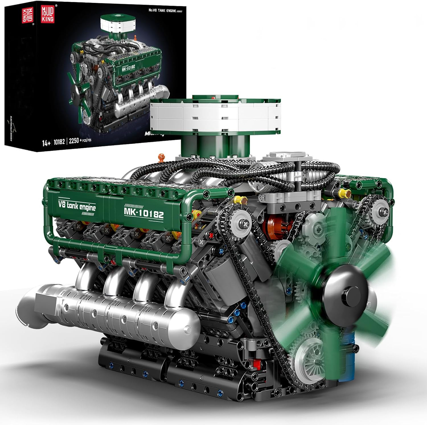 - Build Your Own V8 Tank Engine Building Block With Ba