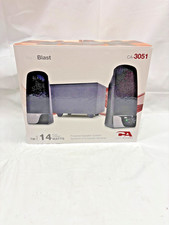 Cyber Acoustics CA-3051 Powered Speaker System 14 W- NEW