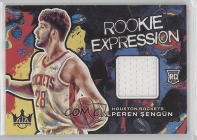2021-22 Panini Court Kings Rookie Expression Memorabilia Alperen Sengun fm0