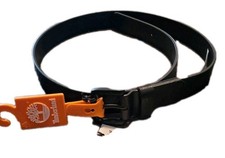 Timberland Boy's Black Genuine Leather Belt New With Tags Size M 26-28 In