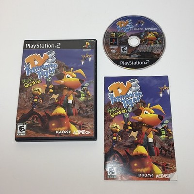 Ty the Tasmanian Tiger 3: Night of the Quinkan (PS2, 2005) Complete with Manual