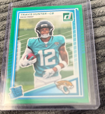 2025 Panini Donruss - Travis Hunter - Green Press Proof Rated Rookie #301