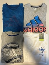 Lot Of Boys Shirts Youth Size XL Extra Large Adidas Summer Short Sleeve