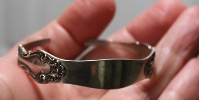 VINTAGE STERLINGSILBER BARTON & SCHILF ID ARMBAND OHNE MONOGRAMM