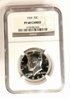 1964  NGC PF 68 Cameo Silver Kennedy  Half Dollar Super Nice