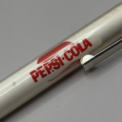 VTG c1960s Pen PEPSI COLA BOTTLING Squirt Hires Dr. Pepper Nesbitts Bubble Up