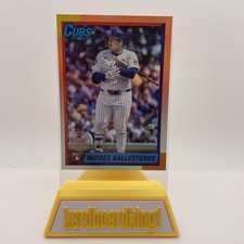 2025 Topps Update Series Rookie  Moises Ballesteros 1990 35 Anniversary RC Cubs