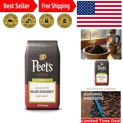 Decaffeinated Arabica Coffee - Major Dickason's 10.5oz Dark Roast Ground Blend