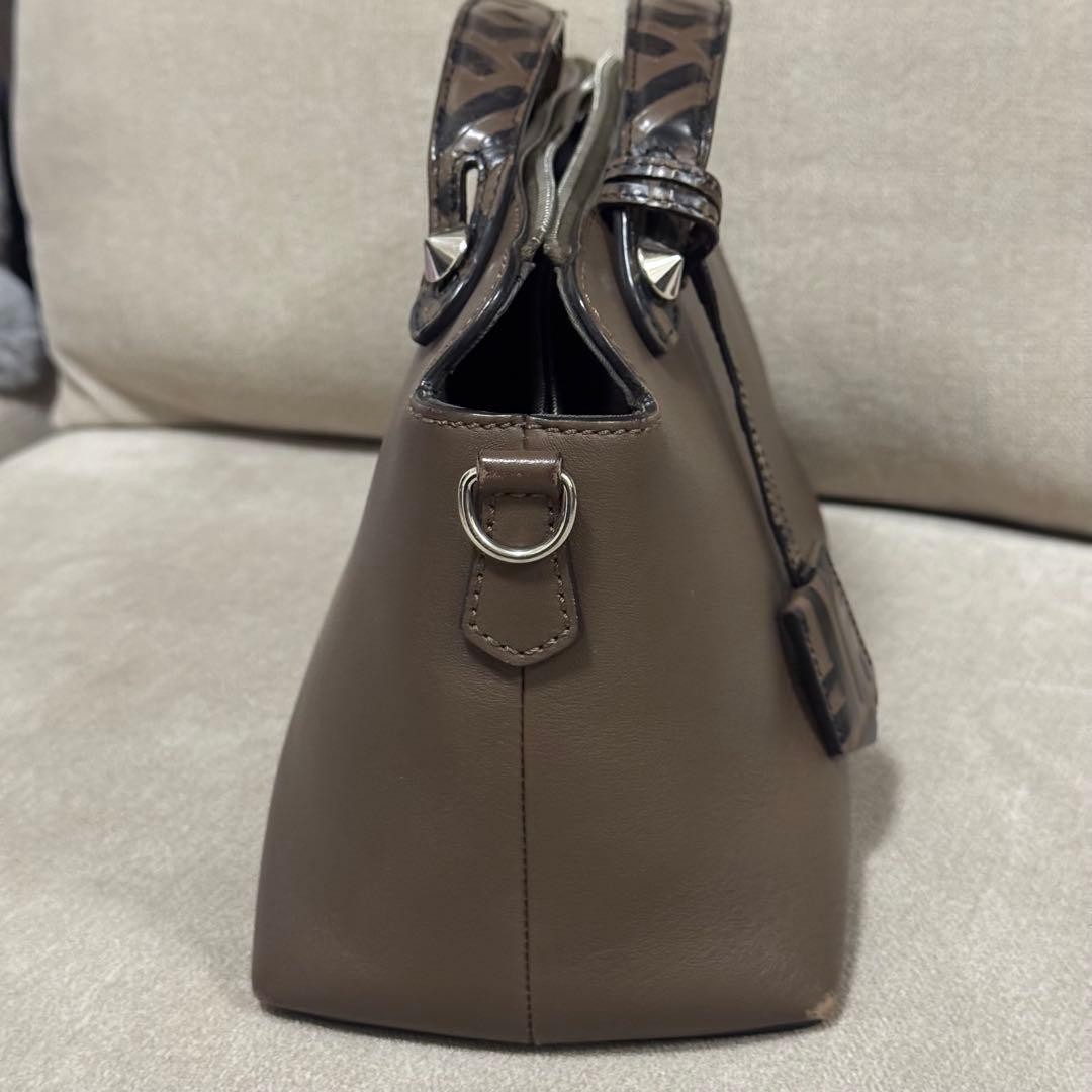 FENDI Vitheway Medium 2-Way Brown Leather Bag, Used, Shoulder & Handle thumbnail 19
