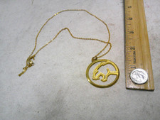 1970 1974 Mercury Cougar Car Emblem Necklace Medallion For Ladies Vintage 1970 1974 Mercury Cougar Car Emblem Necklace Medallion For Ladies Vintage