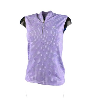 Chervo Golf Damen Polo Top Antigua DRY MATIC SUNBLOCK flieder 19G Gr.34 2.Wahl