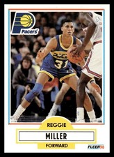 1990-91 Fleer #78 Reggie Miller Indiana Pacers