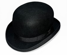 NWOT  s Scala Classico Black Wool Bowler Hat Medium Make Offer  