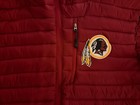 Team NFL Washington Redskins Full Zip Hooded Puffer Windbreaker Jacket Large NWT — photo 4