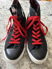 Camisetas altas unisex Converse All-Star Black Sabbath, “Bloody Sabbath”, W10,5 M8,5