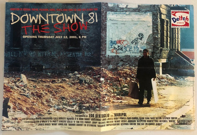 Jean Michel Basquiat Downtown '81 The Show Deitch Projects Poster