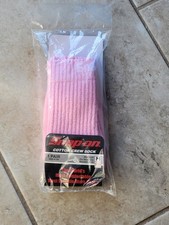 Snap-On Tools Pink Crew Socks Medium Made in USA Cotton Blend New Unopened